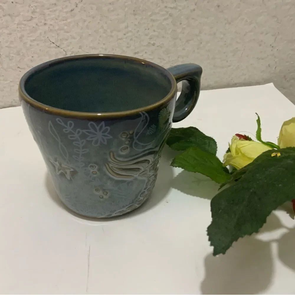 2014 Starbucks Mug Mermaid Tail Anniversary Collection Coffee Mug 12 oz